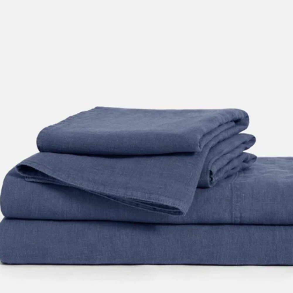 Brook Linen Hydrangea Core Sheet Set